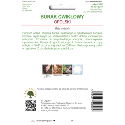 Burak ćwikłowy Opolski