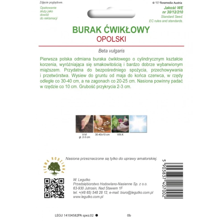 Burak ćwikłowy Opolski