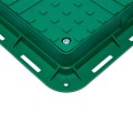 Pokrywa właz kwadratowy 68 x 68 cm zielony