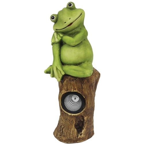 Lampka solarna żaba