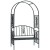Pergola ogrodowa z ławką 122x58x203 cm