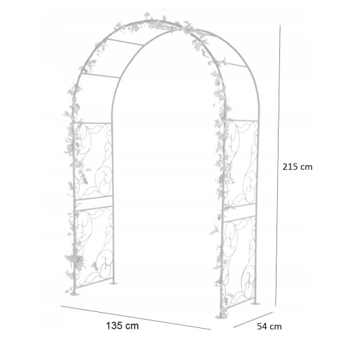 Pergola Ogrodowa Łuk 215cm