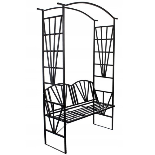 Pergola ogrodowa z ławką 206 cm