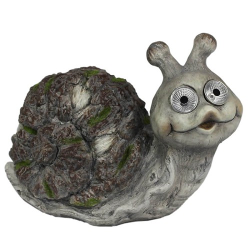 Lampka solarna ślimak