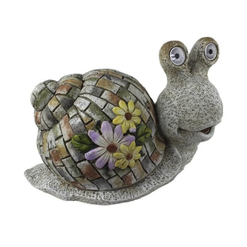 Lampka solarna ślimak