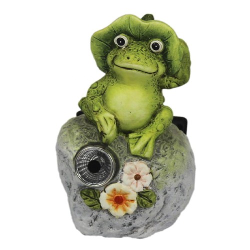 Lampka solarna żabka