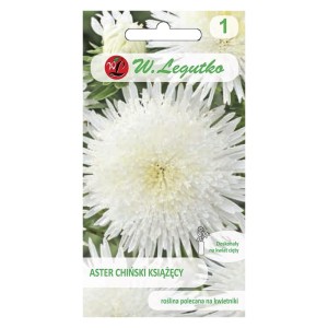 Aster chiński książęcy białe