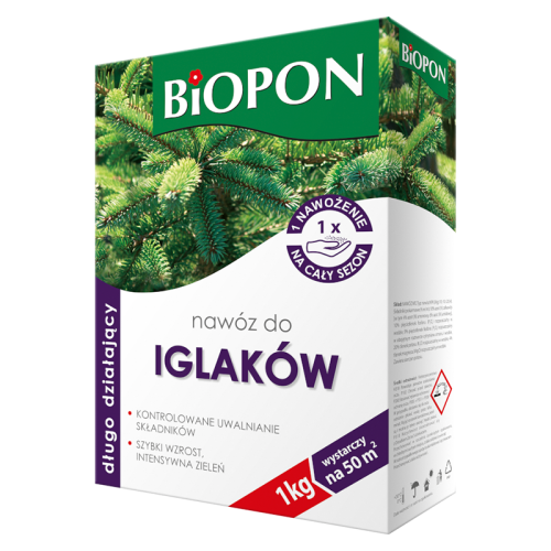 BIOPON nawóz długo działający do iglaków 1kg