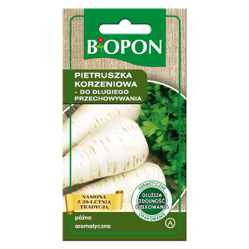 Pietruszka korzeniowa do długiego przechowywania - nasiona