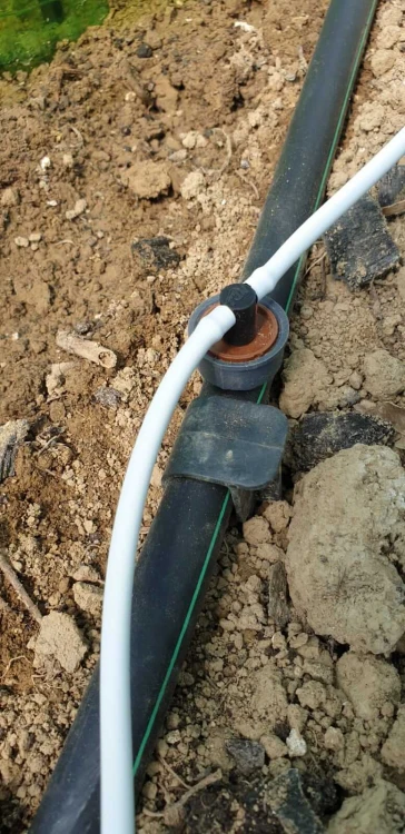 Zestaw kroplujący z emiterami patykowymi