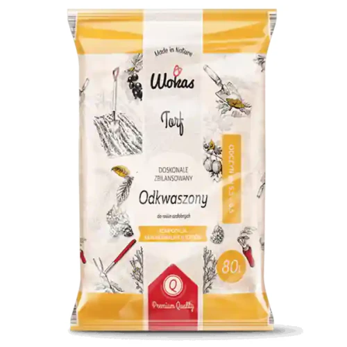 Torf odkwaszony 80l do roślin ozdobnych