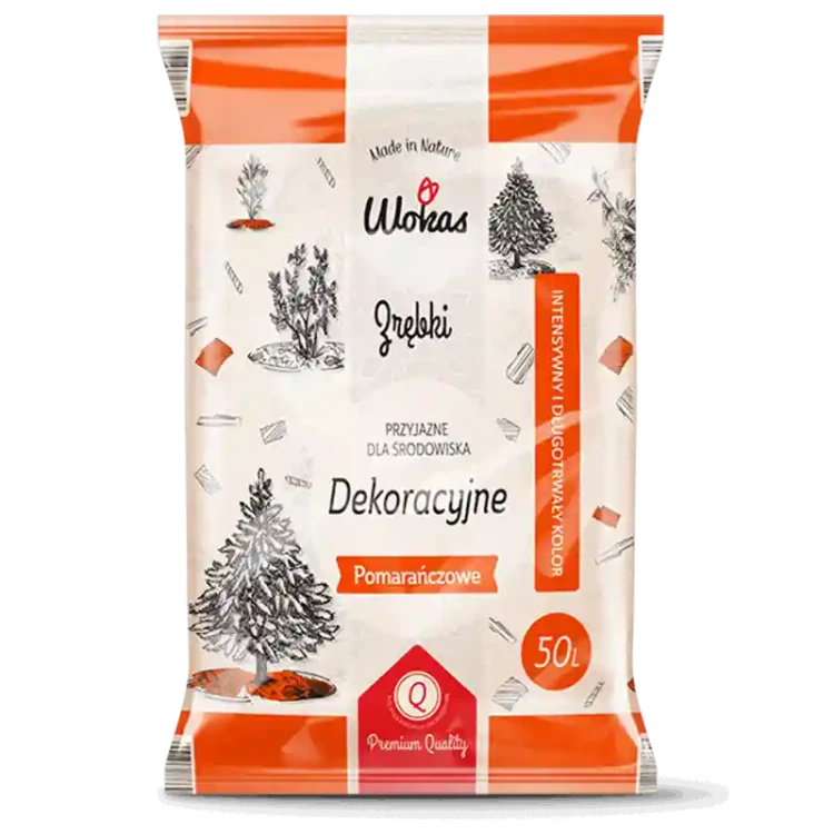 Zrębki pomarańczowe 50 ltr
