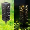 Lampa solarna ze stali nierdzewnej 6x6x29 cm