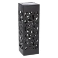 Lampa solarna ze stali nierdzewnej 6x6x29 cm