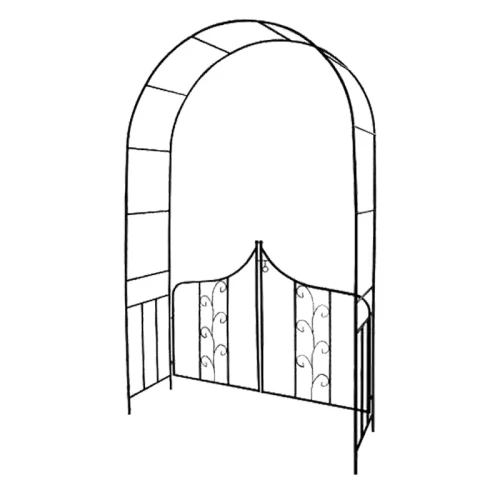 Pergola ogrodowa z bramką