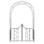 Pergola ogrodowa z bramką