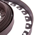 Obrzeże ogrodowe w rolce 50mm - 10m + 20 kotew  - brazowe