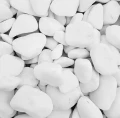 Kamień ogrodowy otoczak Cristal White
