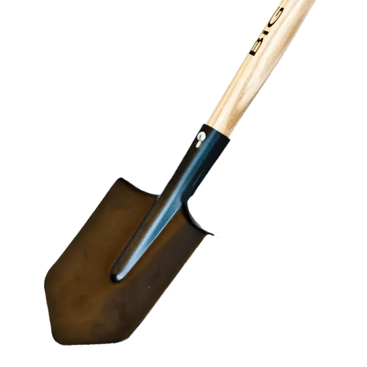Saperka z trzonkiem drewnianym 58 cm