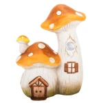 Figurka grzyby domek 41cm LED