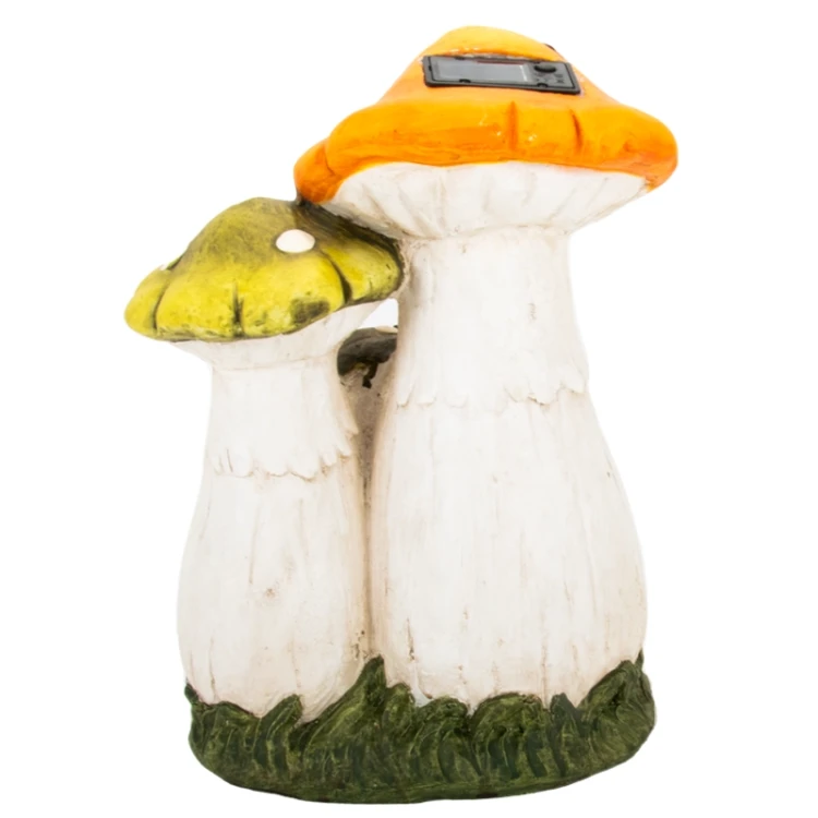 Figurka grzyby z biedronkami