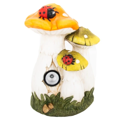 Figurka grzyby z biedronkami