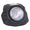 Lampa solarna ze stali nierdzewnej 12,6x14,4x10 cm Kamień
