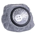 Lampa solarna ze stali nierdzewnej 12,6x14,4x10 cm Kamień