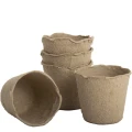 Doniczki torfowe okrągłe biodegradowalne
