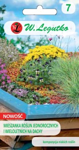 Mieszanka roślin na dachy