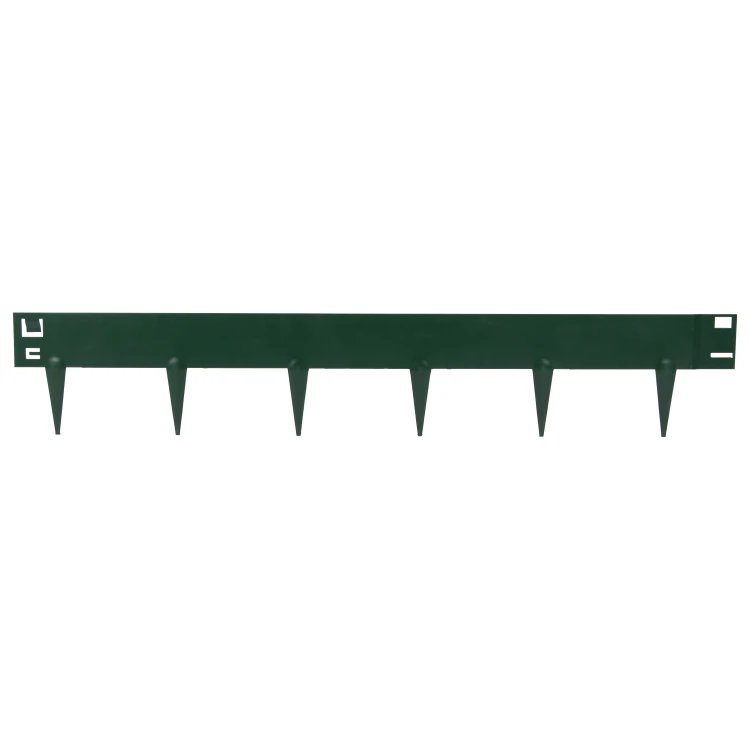 Palisada metalowa zielona