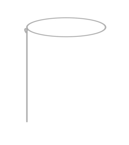 Stalowa podpora do roślin