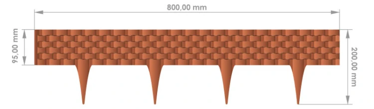 Rattan wymiary
